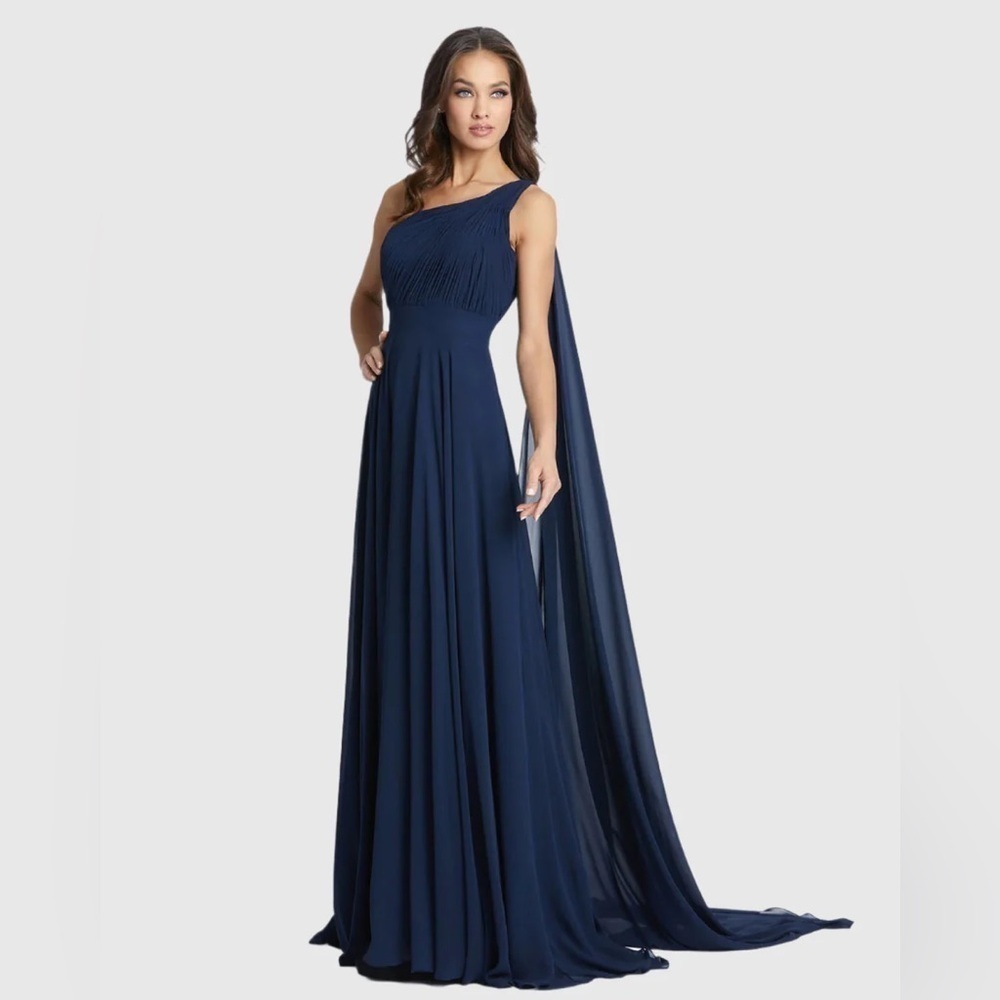 Mac Duggal 55250 NWT Draped One Shoulder Evening Gown